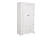 Mabel Bone Two Door Wardrobe - 1